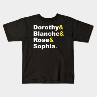 The golden girls for dark Kids T-Shirt